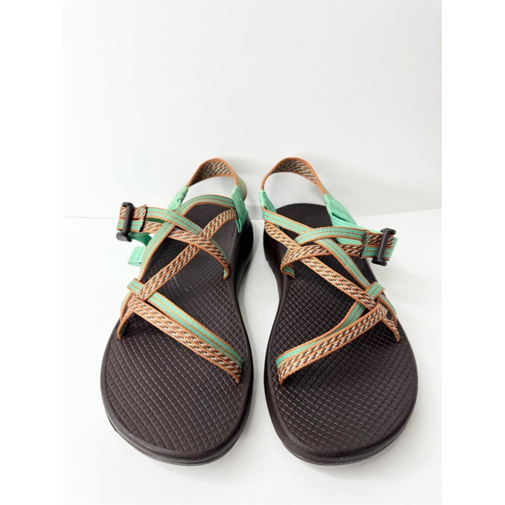 Chaco Women's ZX1 Classic Sandals Adobe Clan Brown Green Womens Size 8 - Picture 4 of 11